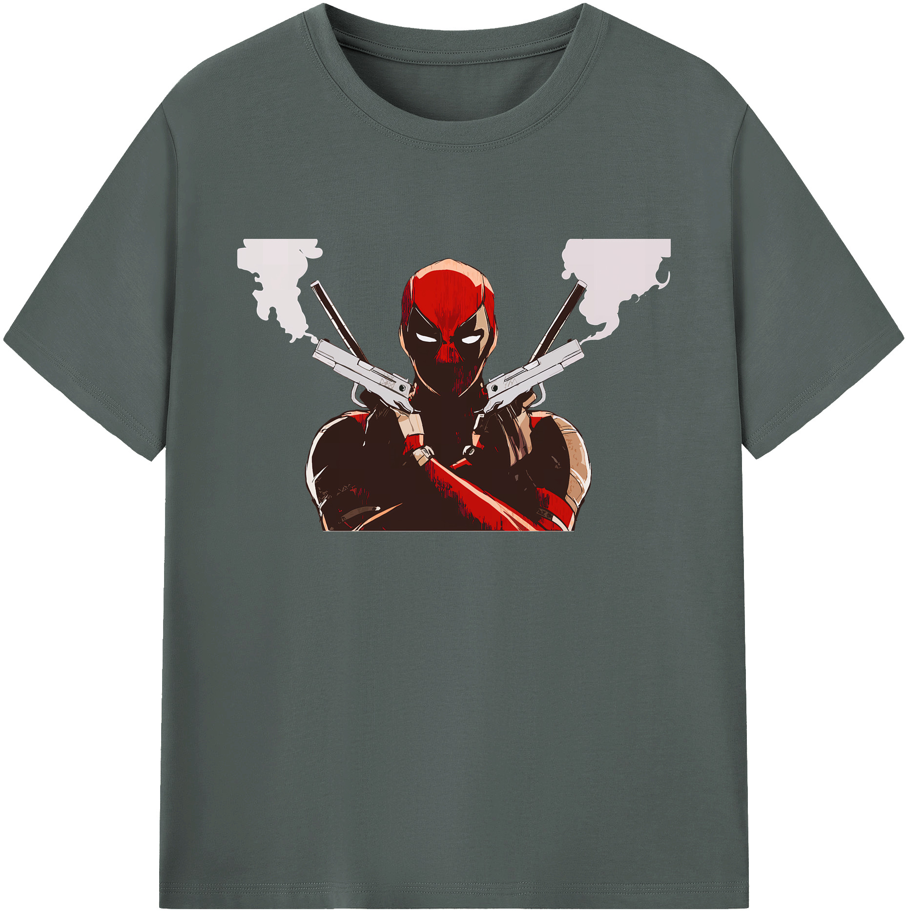 （画像用） Deadpool デッドプール 綿100％ メンズ半袖Tシャツ｜肌触りやわらか＆通気性